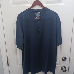 Duluth Trading Co Navy Casual Button Down Shirt